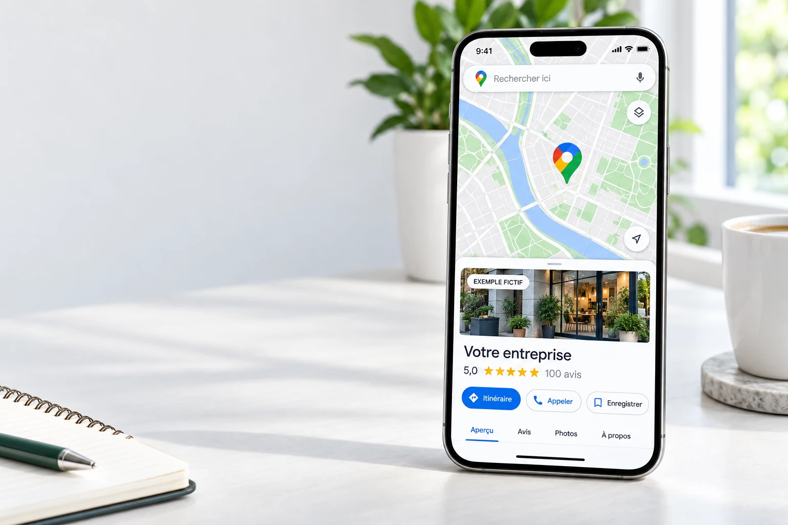 Présence sur Google Maps
