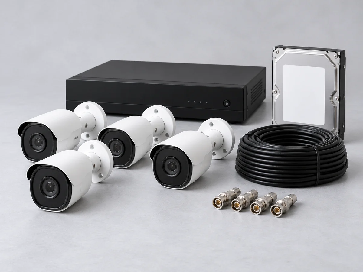 Illustration : Pack surveillance - 4 caméras 2 MP