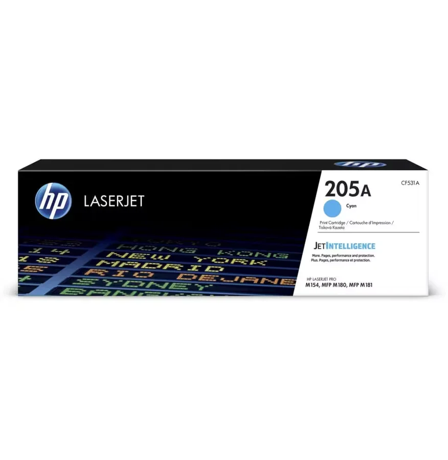 HP 205A Cyan Original Toner LaserJet Cartridgeu [CF531A]