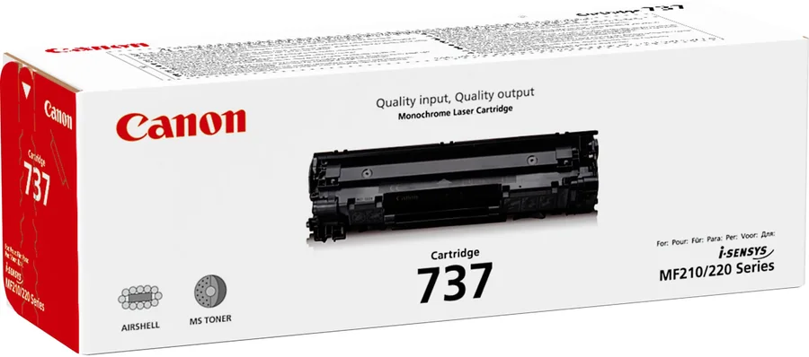 Canon 737 Noir – Toner original [9435B002AA]