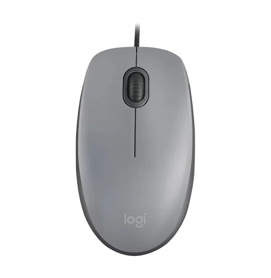 Logitech Souris M110 Silent - Mid Gray USB [910-006760]
