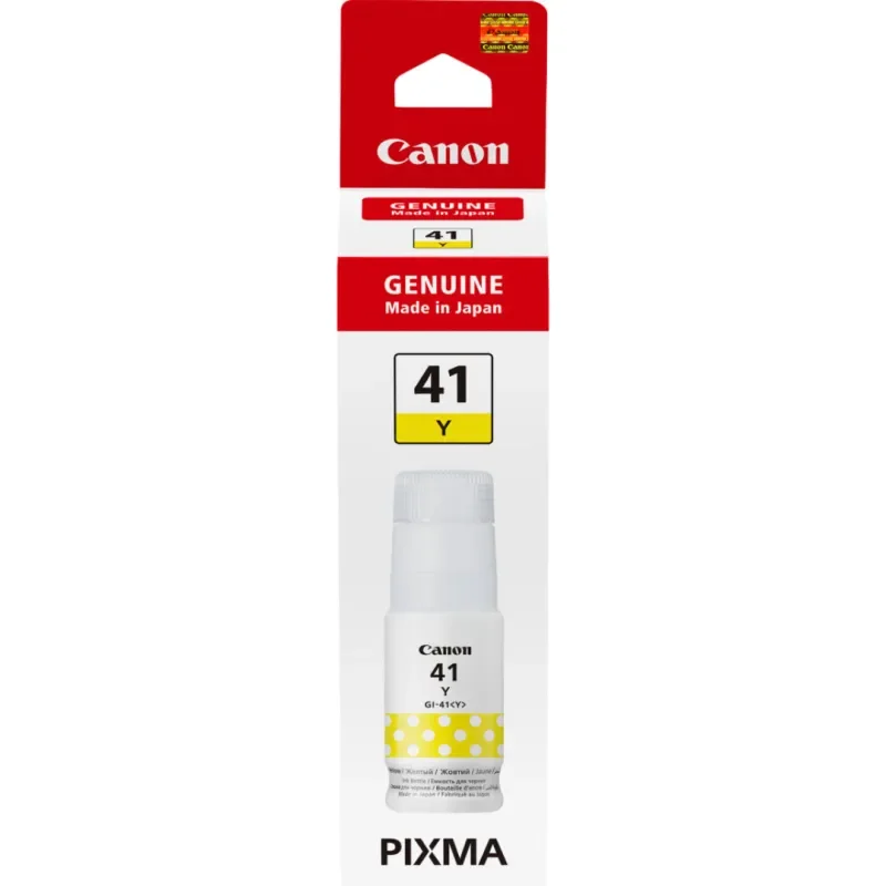 Bouteille d'encre Canon GI-41Y Jaune d'origine (4545C001AA)