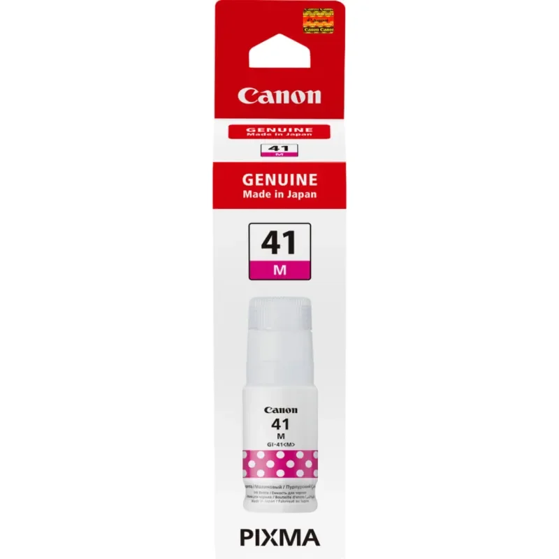 Bouteille d'encre Canon GI-41M Magenta d'origine (4544C001AA)